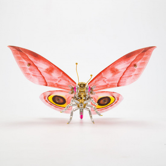 200pcs+ steampunk metal assembly butterfly lymantria punicea, alcides orontes & pierisrapae linne