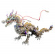 2030+pcs punk mechanical metal large dragon model kit difficult puzzle 50cm