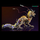 2030+pcs punk mechanical metal large dragon model kit difficult puzzle 50cm