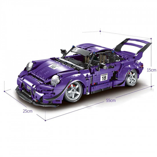 remote controlled rwb coupe 2086pcs