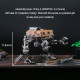 209pcs infantryman mecha 3d assembly metal model kit 2-in-1 phone holder