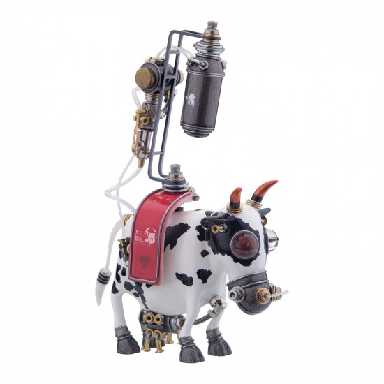 22 century steampunk mechanical cow