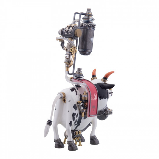 22 century steampunk mechanical cow