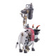 22 century steampunk mechanical cow