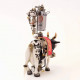 22 century steampunk mechanical cow