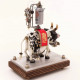 22 century steampunk mechanical cow