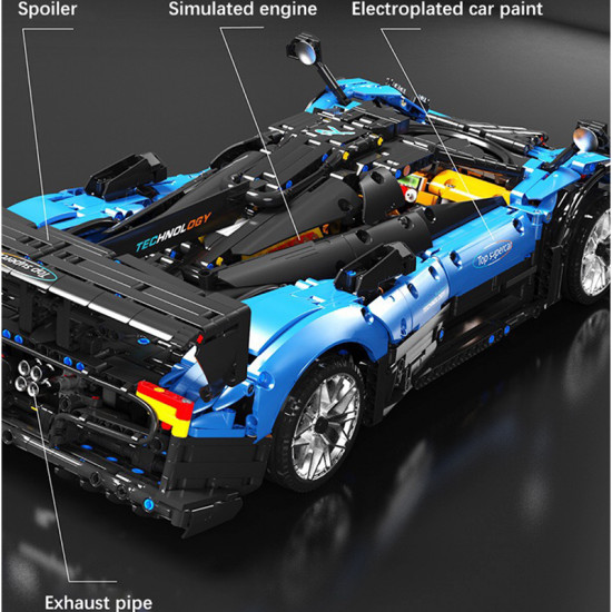 remote controlled italian hypercar 2288pcs