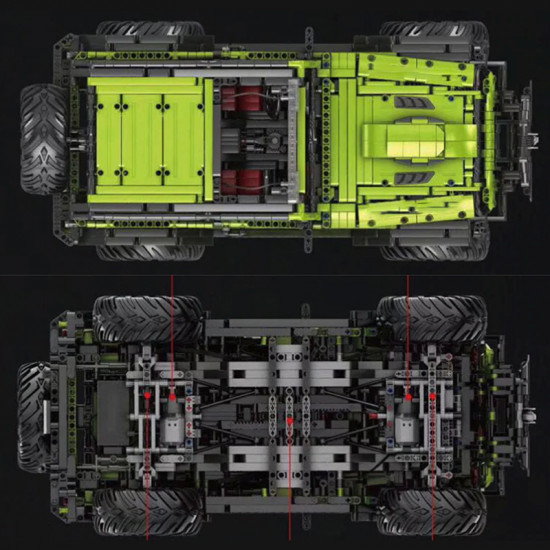 remote controlled 4x4 2342pcs