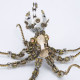 2400pcs+ planet on steampunk mechanical octopus metal model kit upgraded version