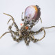 2400pcs+ planet on steampunk mechanical octopus metal model kit upgraded version