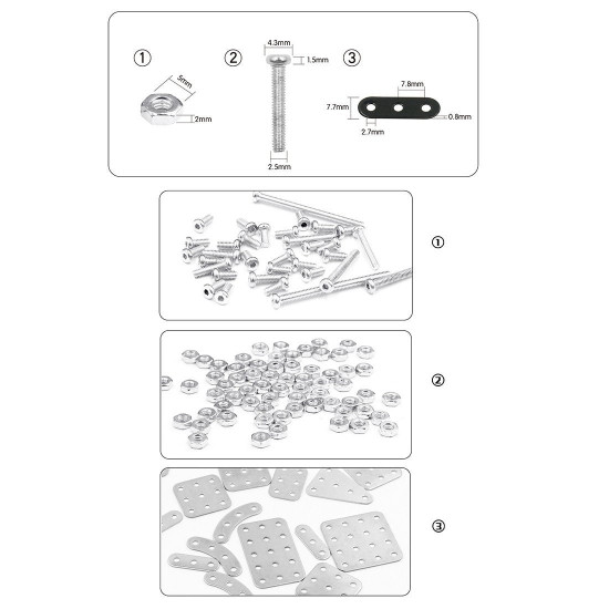 2451pcs assembly screw 3d mechanical large cruise ship metal puzzle model kit toy