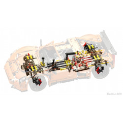 scorpion ck-r supercar 2468pcs