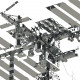 250pcs 3d metal international space station model building kit-astronauts lodge