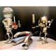 250pcs+ metal future robot bulb lamp handyman mr gort model building kits with light