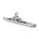 260pcs diy assembly 3d metal battleship metal model kits puzzle toys