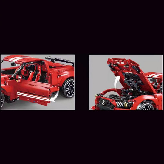 remote controlled 2022 muscle car 2813pcs