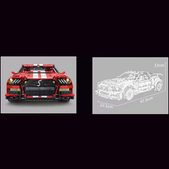 remote controlled 2022 muscle car 2813pcs