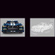 remote controlled 2022 muscle car 2813pcs