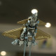 286pcs j-20 fighter 3d metal model diy kits with light