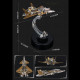 286pcs j-20 fighter 3d metal model diy kits with light