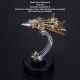 286pcs j-20 fighter 3d metal model diy kits with light