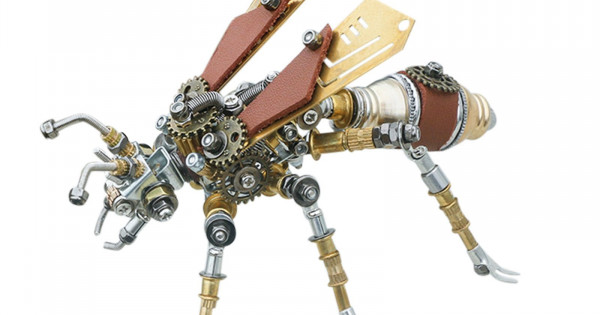 Metal Insect Project 290pcs metal mosquito insect 3d diy mechanical assembly model kit ...