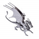 2pcs 3d ice dragon flying dragon diy assembled metal model puzzle toys