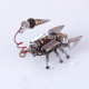 2pcs diy metal 3d desert scorpion longhorn assembly  puzzle model kit