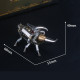 2pcs diy metal 3d desert scorpion longhorn assembly  puzzle model kit