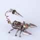 2pcs diy metal 3d desert scorpion longhorn assembly  puzzle model kit