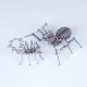 2pcs little scorpion & spider king diy stainless steel metal puzzle model