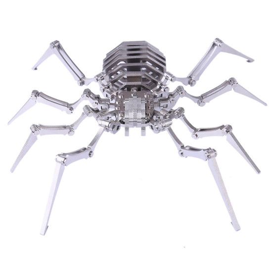 2pcs little scorpion & spider king diy stainless steel metal puzzle model