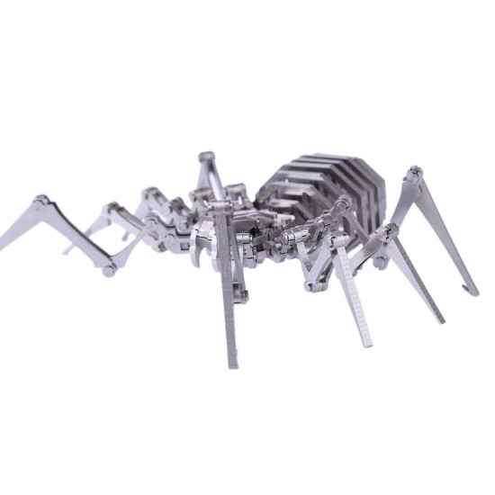 2pcs little scorpion & spider king diy stainless steel metal puzzle model