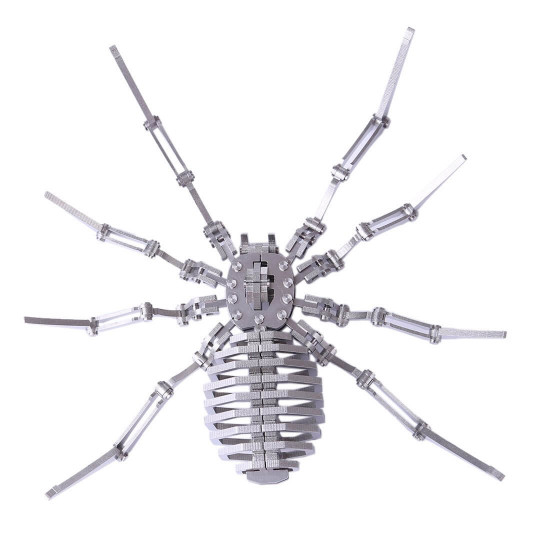 2pcs little scorpion & spider king diy stainless steel metal puzzle model