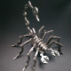 2pcs little scorpion & spider king diy stainless steel metal puzzle model