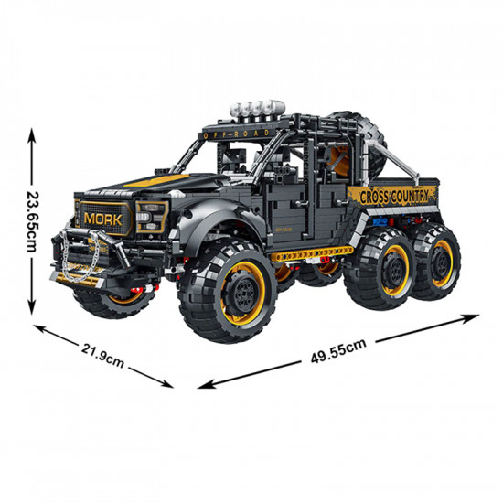 remote controlled 6x6 raptor 3218pcs