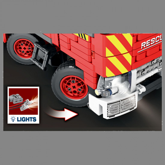 remote controlled firetruck 3265pcs