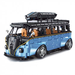 widebody satin blue campervan 3298pcs widebody satin blue campervan 3298pcs