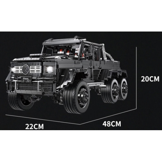 remote controlled 6x6 suv 3309pcs