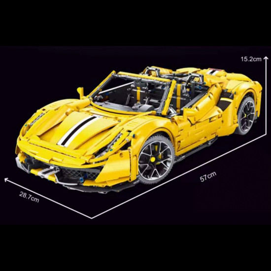 remote controlled convertible italiana prancing horse 3607pcs