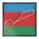 baku city street circuit track map 360pcs