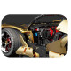 satin gold "intense emotion" hypercar 3667pcs