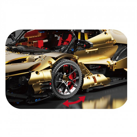 satin gold "intense emotion" hypercar 3667pcs