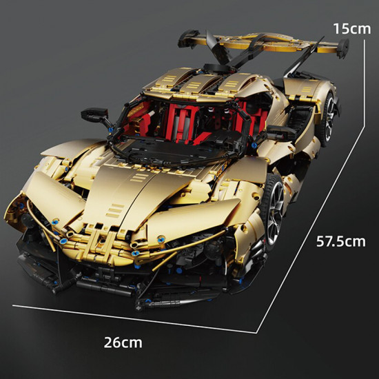 satin gold "intense emotion" hypercar 3667pcs