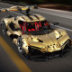 satin gold "intense emotion" hypercar 3667pcs