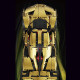 satin gold "intense emotion" hypercar 3667pcs