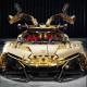 satin gold "intense emotion" hypercar 3667pcs