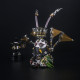 368pcs assemble diy metal mechanical panda preacher model kit collection