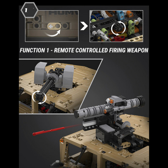 remote controlled humvee 3934pcs