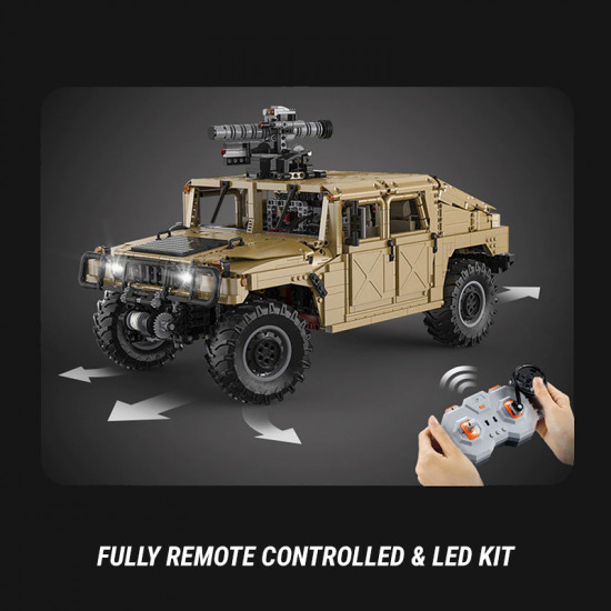 remote controlled humvee 3934pcs